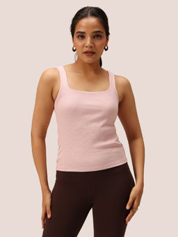 Blissclub - Blissentials Square Neck Bulit In Tank Top For Women