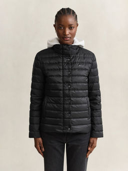 GANT - Women Black Quilted Regular Fit Puffer Jacket