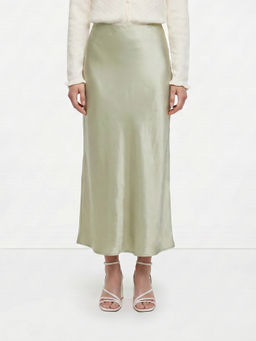 Cover Story - Mint Green Satin Skirt
