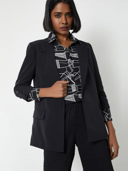 max - Kalki X Women Solid Formal Blazer
