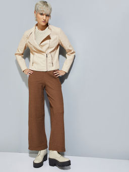 max - Alaya F X Urb_N Women Textured Biker Jacket