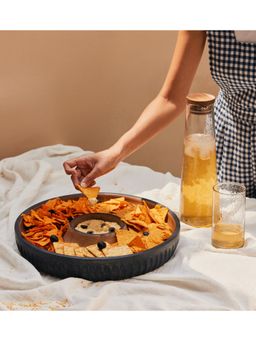 Muun Home - Dual Tone Wooden Small Chip N Dip