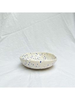 Muun Home - Blue Speckled Serving Ceramic Bowl