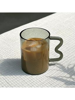 Muun Home - Grey Swirl Glass Cup