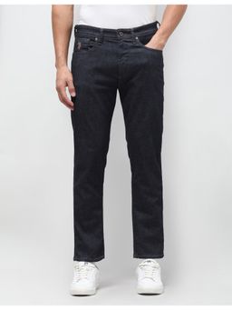 U.S. Polo Assn. Denim Co. - Blue Cotton Solid Straight Jeans