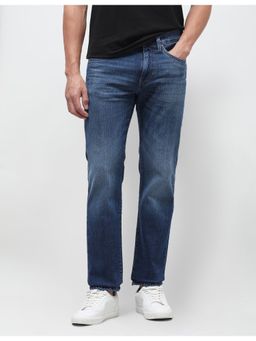 U.S. Polo Assn. Denim Co. - Cotton Blue Solid Straight Jeans