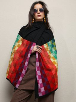 Libas - Multi-Colour Woven Design Shawl