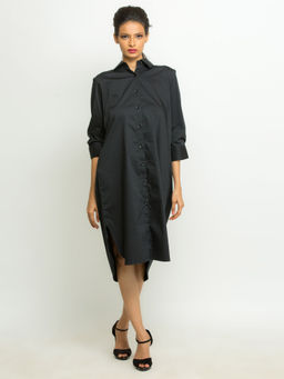 Echke - Shirt Dress With Back Pockets