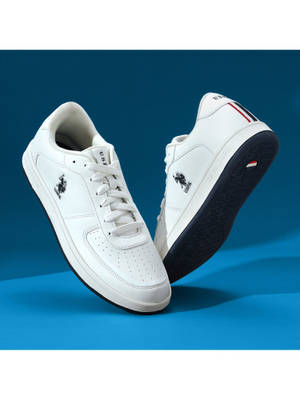 Buy U.S. POLO ASSN. Men Rein 2.0 Off White Sneakers