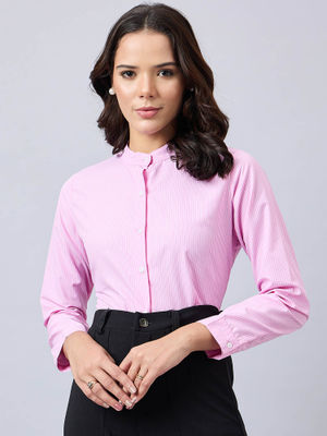 Buy Style Quotient Stripe Long Sleeve Shirt (S) Online