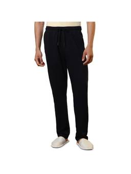Sleepz by Raymond - Regular Fit Solid Navy Blue Track Pant