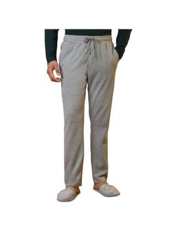 Sleepz by Raymond - Regular Fit Solid Light Grey Track Pant