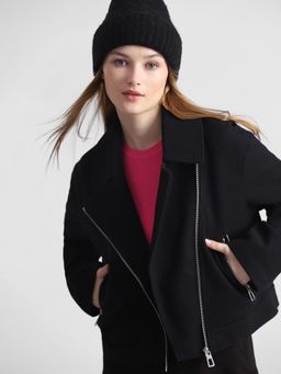 ONLY - Black Short Biker Jacket