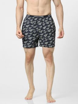 Jack & Jones - Black Printed Boxers