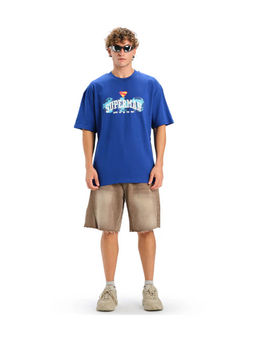 Bonkers Corner - Men Blue Character T-Shirt