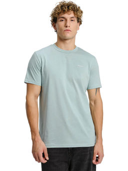 Bonkers Corner - Men Green Solid T-Shirt