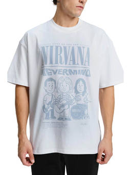 Bonkers Corner - Men White Printed T-Shirt