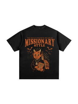 Bonkers Corner - Men Black Printed T-Shirt