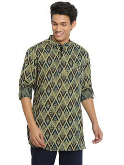 Fabindia - Cotton Slim Fit Short Kurta