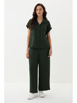 Femmella - Women Polyester Green Co-Ord Set