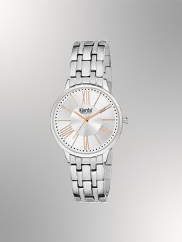 Ajanta Quartz - Silver Dial Analog Watch For Women - AWC116ESL/4 (M)