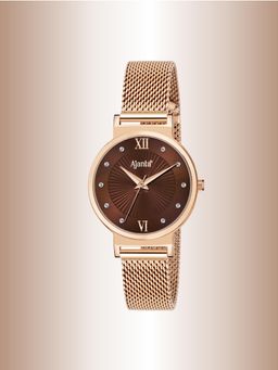 Ajanta Quartz - Brown Dial Analog Watch For Women - AWC117ESL/4 (M)