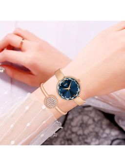 Ajanta Quartz - Blue Dial Analog Watch For Women - AWC126ESL/1 (M)