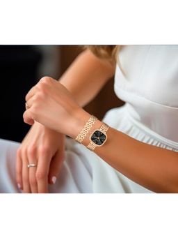 Ajanta Quartz - Black Dial Analog Watch For Women - AWC127ESL/2 (M)