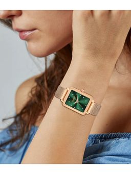 Ajanta Quartz - Green Dial Analog Watch For Women - AWC128ESL/3 (M)