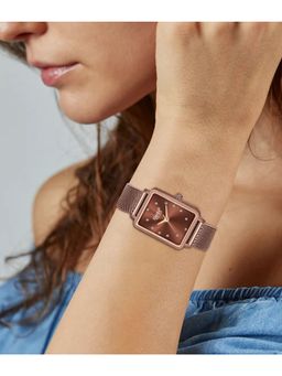 Ajanta Quartz - Brown Dial Analog Watch For Women - AWC128ESL/5 (M)