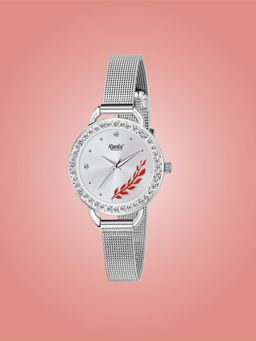 Ajanta Quartz - Silver Dial Analog Watch For Women - AWC203KTL/3 (M)