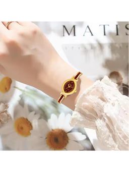 Ajanta Quartz - Maroon Dial Analog Watch For Women - AWC401MRL/2 (S)