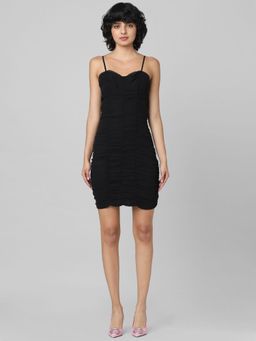 ONLY - Women Solid Black Dress