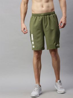 Dpassion - Olive Breathable Quick Dry Polyester Sport Shorts