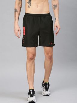 Dpassion - Black Breathable Quick Dry Polyester Sport Shorts