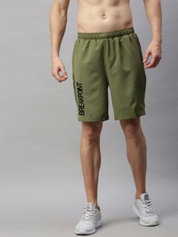 Dpassion - Olive Breathable Quick Dry Polyester Sport Shorts