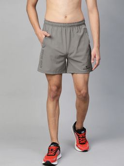 Dpassion - Grey Breathable Quick Dry Polyester Sport Shorts
