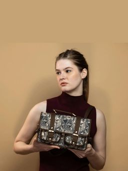 Gonecase - Monochrome Double Buckle Sling Bag with Detachable Straps