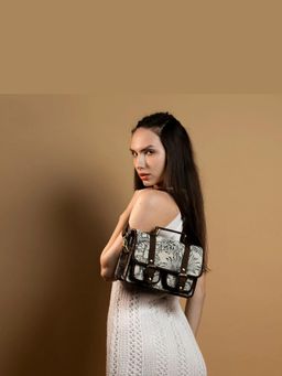 Gonecase - Retro Style Double Buckle Sling Bag with Detachable Straps