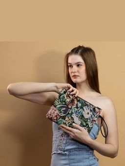 Gonecase - Multicolour Floral Wristlet Clutch Bag