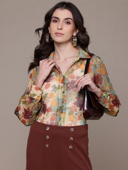 Label Ritu Kumar - Powder Blue Trinity Shirt with Camisole