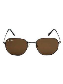 TED SMITH - Hexagonal UV Protection Sunglasses for men women Glass Lens HEXON_C15