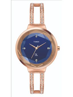 Timex - Fria Women Blue Round Analog Watch - TWEL13404