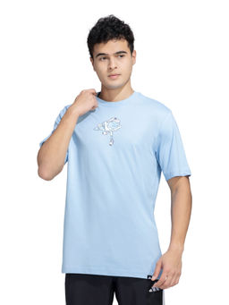 adidas - M C EARTH TEE Men Blue T-Shirt