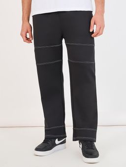 Styli - Black Solid Trackpant