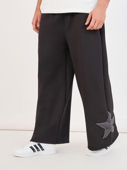 Styli - Black Graphic Trackpant