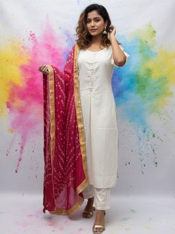 Varanga - Women Kurta With Pant & Dupatta