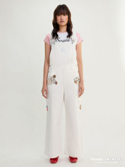 Pomelo - x MOMOREI Overalls - White