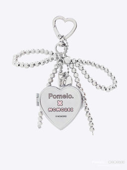 Pomelo - x MOMOREI Chain Keyring - Chrome