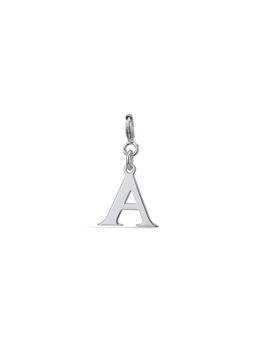 Anaar - Silver Alphabet A Charm